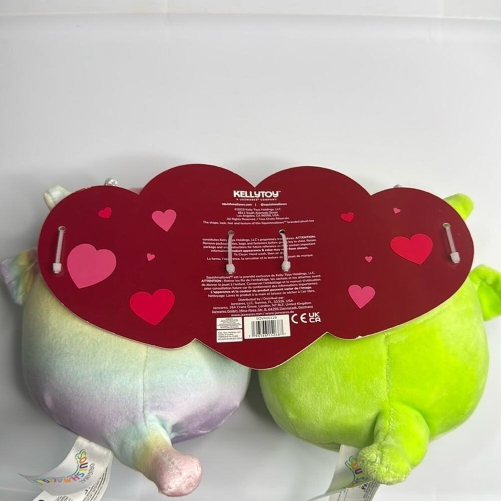 NWT Squishmallows Azizi & Duranza the Dragons 5" Set - Picture 6 of 6